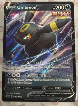 Umbreon V Pokemon Sword & Shield Promo SWSH203 Near Mint - Image 1