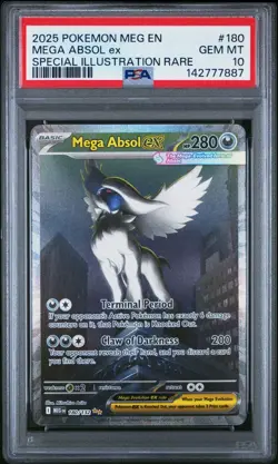 PSA 10 MEGA ABSOL EX 180/132 SPECIAL ILLUSTRATION RARE MEGA EVOLUTION POKEMON 🌑 - Image 1