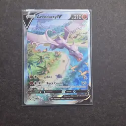 Pokemon Aerodactyl V Lost Origin Full Alt Art #180 near mint. - Image 2