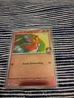 Pokemon TCG Ascended Heroes Slugma 023/217 Reverse Holo Poke Ball card - Image 1