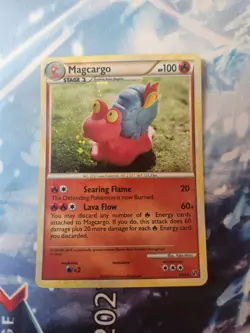 Pokemon Card HeartGold SoulSilver Undaunted 6/90 Magcargo - Image 1