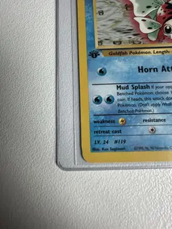 Misty’s Seaking 1st Edition Gym Heroes 55/132 WOTC Vintage Pokemon - Image 2