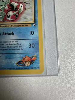 Misty’s Seaking 1st Edition Gym Heroes 55/132 WOTC Vintage Pokemon - Image 5