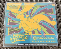 POKEMON TCG ME03 ASCENDED HEROES POKEMON CENTER ELITE TRAINER BOX SEALED - Image 1