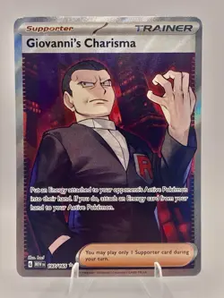 Giovanni's Charisma SR 197/165 SV Pokemon Tcg 151 Set English - Image 1