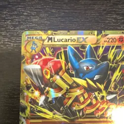 Pokemon M Lucario EX 113/111 XY Furious Fists Secret Rare Full Art Holo - Image 2