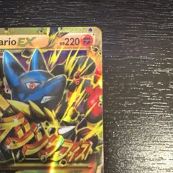 Pokemon M Lucario EX 113/111 XY Furious Fists Secret Rare Full Art Holo - Image 3