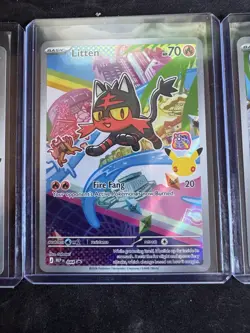 Rowlet, Litten, Popplio MEP 045, 044, 043 NM First Pokemon 30th Free Shipping - Image 3