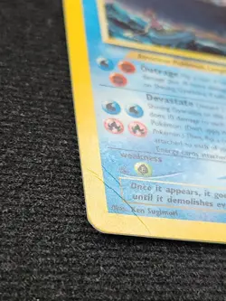 Shining Gyarados Double Holo Error 65/64 Neo Revelation Pokemon TCG - Image 4