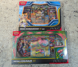 Lot of 2 Pokemon TCG Mega Venusaur ex Premium Collection + Mega Kangaskhan Box - Image 1