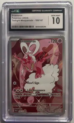CGC 10 Enamorus 180/167 Illustration Rare - Twilight Masquerade - Pokemon TCG - Image 1