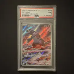 Pokemon Groudon 199/182 SV04 Paradox Rift Illustration Rare Holo PSA 9 2023 - Image 1