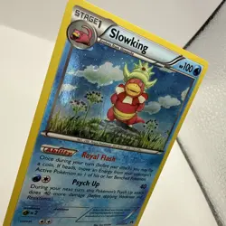 Pokemon TCG Breakpoint Slowking 21/122 Cosmos Holo LP+ Nice SWIRL - Image 2