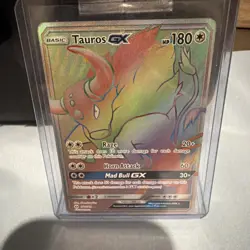 2017 POKEMON SUN & MOON (SM) BASE SET 156/149 TAUROS GX - NM - Image 3