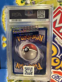 2002 POKEMON LEGENDARY COLL. #99 WEEDLE-REVERSE FOIL PSA 9 MINT HOLO - Image 2