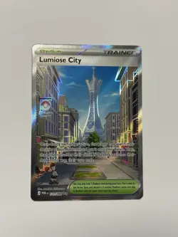 Pokemon Lumiose City 111/088 Full Art Holo Secret Rare Trainer Stadium English - Image 1