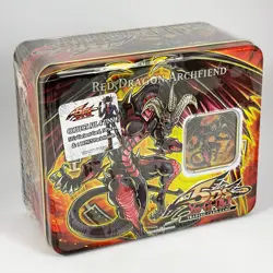 2008 Yugioh 5Ds Red Dragon Archfiend Tin - Factory Sealed - RARE - Image 1
