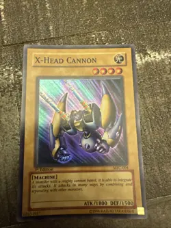 Yugioh X-Head Cannon MFC-004 1st Edition Super Rare Holo - NM - Image 1