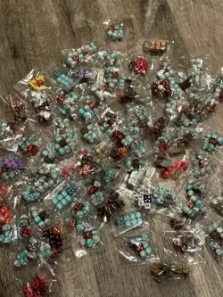 Lot of 148 Pokemon TCG Dice Sets and 137 Condition Markers - Image 1