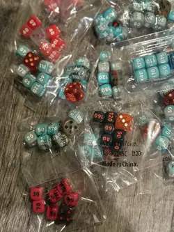 Lot of 148 Pokemon TCG Dice Sets and 137 Condition Markers - Image 2