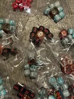 Lot of 148 Pokemon TCG Dice Sets and 137 Condition Markers - Image 4