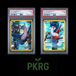 2015 POKEMON XY PROMO LATIOS #XY79 AND LATIAS #XY 78 HOLO PSA 7 NM NEW CERT - Image 1