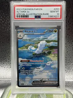 Pokemon Altaria ex 253/182 SV04 Special Illustration Rare PSA 10 - Image 1