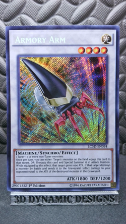 | Yugioh Armory Arm LC5D-EN034 1st Edition Secret Rare Legendary 5Ds LP 🔥 | - Image 1