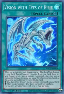 Vision with Eyes of Blue - BACH-EN050 - NM/VLP - Super Rare - 1st ed - Yugioh - Image 1