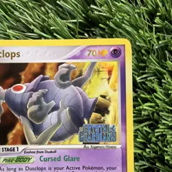 Dusclops Stamped Reverse Holo Rare EX Crystal Guardians 17/100 LP - Image 4