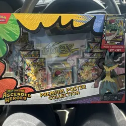 Pokemon Mega Lucario EX Premium Poster Collection Ascended Heroes Box - Image 2
