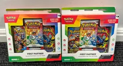 2x Pokemon TCG First Partner Illustration Collection Series 1 - Image 1