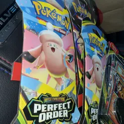 BRAND NEW POKEMON PACKS LOT OF 8 PERFECT ORDER / MEGA EVOLUTION UNOPENED!!! HOT! - Image 2