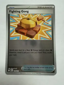 Pokemon Fighting Gong 116/132 Reverse Holo Uncommon ME01 Mega Evolution NM - Image 1