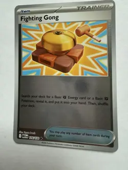 Pokemon Fighting Gong 116/132 Reverse Holo Uncommon ME01 Mega Evolution NM - Image 4