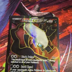 Pokemon TCG Darkrai EX Full Art Breakpoint 118/122 Ultra Rare Holo Basic 180 HP - Image 2