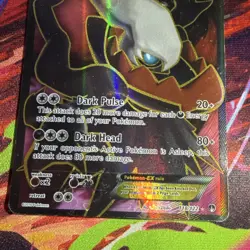 Pokemon TCG Darkrai EX Full Art Breakpoint 118/122 Ultra Rare Holo Basic 180 HP - Image 3