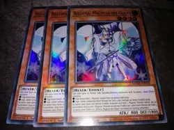 3x Rilliona, Magistus des Glases 1.Auflage Ultra Rare Yu-Gi-Oh! MAMA-DE058 - Image 1