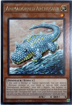 Yu-Gi-Oh! - Animadorned Archosaur - WISU-EN050 - Rare - 1st Ed - NM/M - NEW - Image 1
