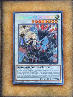 Yugioh Ecclesia and The Dark Dragon BPRO-EN041 Secret Rare 1st Ed NM - Image 1
