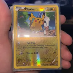 Pokemon Pikachu TCG Reverse Holo Card Roaring Skies 20/108 - Image 1