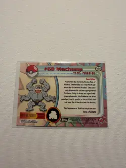 Machamp #68 Foil- Pokemon Topps TV Animation Card (Black Label) - Image 2