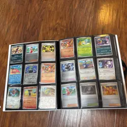 Pokemon Card Binder Collection 360 cards / IR EX Reverse Holo / Meowth Gengar - Image 2