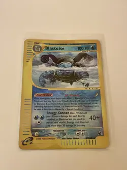 Blastoise Expedition Base Set Rare Reverse Holo 37/165 Pokemon Card - Image 1