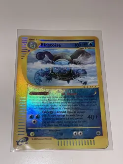 Blastoise Expedition Base Set Rare Reverse Holo 37/165 Pokemon Card - Image 3