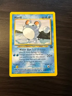 Marill Black Star Promo 29 Vintage Pokemon TCG Card - Image 1