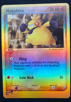 Makuhita Reverse Holo - EX Ruby & Sapphire 57/109 - Common Pokemon Card - LP/MP - Image 1