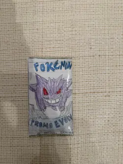 Pokemon Promo Evol Gengar Custom Sealed Card Pack 3 Cards Gengar Artwork - Image 2