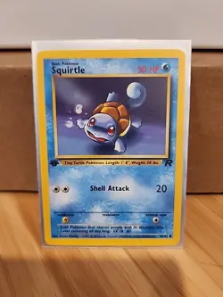 1st Edition Squirtle 68/82 - Team Rocket - Pokemon Card - Minty - Image 4
