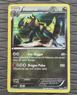 Haxorus Holo Rare Dragon Vault 16/20 2012 Pokemon Card - Image 1